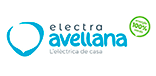 Logotipo de Electra Avellana, empresa de electricidad que promueve energía 100% renovable para el hogar.